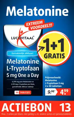 Lucovitaal Melatonine aanbieding