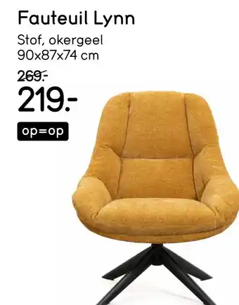 Leen Bakker Fauteuil Lynn aanbieding
