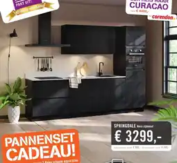 Keukendepot SPRINGDALE Nero zijdemat aanbieding