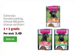 Intratuin Eukanuba hondenvoeding. Inhoud 400 gram, diverse varianten. aanbieding