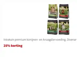 Intratuin Intratuin premium konijnen- en knaagdiervoeding. Diverse varianten. aanbieding