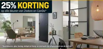 Hubo op alle deuren van 2adore en CanDo* aanbieding