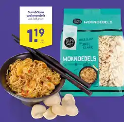 Coop Sum&Sam woknoedels aanbieding