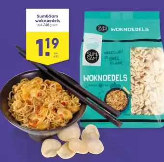 Coop Sum&Sam woknoedels aanbieding