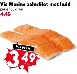 Coop Vis Marine zalmfilet met huid aanbieding