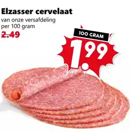 Coop Elzasser cervelaat aanbieding