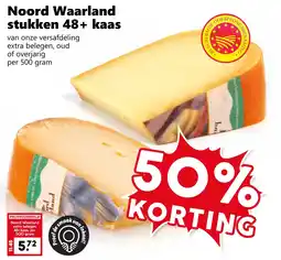 Coop Noord Waarland stukken 48+ kaas aanbieding