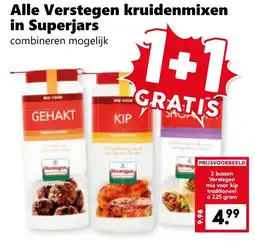 Coop Alle Verstegen kruidenmixen in Superjars aanbieding