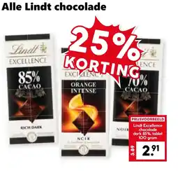 Coop Alle Lindt chocolade aanbieding