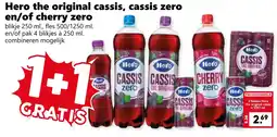 Coop Hero the original cassis, cassis zero en/of cherry zero aanbieding