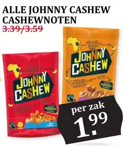 Coop ALLE JOHNNY CASHEW CASHEWNOTEN aanbieding