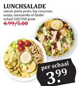 Coop LUNCHSALADE aanbieding