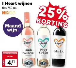 Coop I Heart wijnen aanbieding