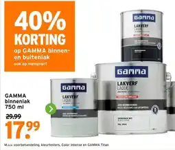 GAMMA GAMMA binnenlak aanbieding