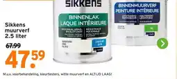GAMMA Sikkens muurverf aanbieding