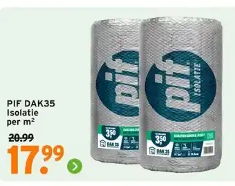 GAMMA PIF DAK35 Isolatie aanbieding