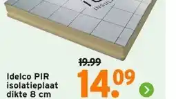 GAMMA Idelco PIR isolatieplaat dikte aanbieding