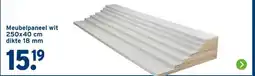 GAMMA Meubelpaneel wit 250x40 cm aanbieding