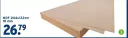 GAMMA MDF 244x122cm aanbieding