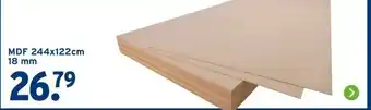 GAMMA MDF 244x122cm aanbieding