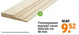 GAMMA Timmerpaneel massief vuren aanbieding