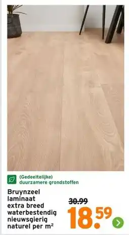 GAMMA Bruynzeel laminaat extra breed waterbestendig nieuwsgierig naturel aanbieding