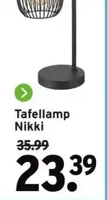 GAMMA Tafellamp Nikki aanbieding