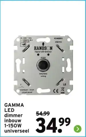 GAMMA GAMMA LED aanbieding