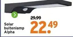 GAMMA Solar buitenlamp Alpha aanbieding