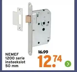 GAMMA NEMEF 1200 serie insteekslot aanbieding