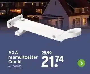 GAMMA AXA raamuitzetter Combi aanbieding