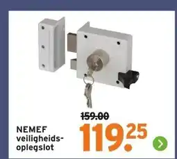 GAMMA NEMEF veiligheids- oplegslot aanbieding