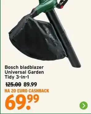 GAMMA Bosch bladblazer Universal Garden Tidy 3-in-1 aanbieding