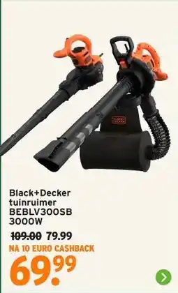 GAMMA Black+Decker tuinruimer BEBLV300SB 3000W aanbieding