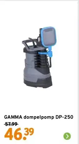 GAMMA GAMMA dompelpomp DP-250 aanbieding