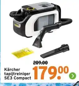 GAMMA Kärcher tapijtreiniger SE3 Compact aanbieding