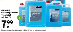 GAMMA GAMMA ruitensproeier- vloeistof winter aanbieding
