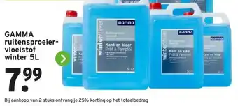 GAMMA GAMMA ruitensproeier- vloeistof winter aanbieding
