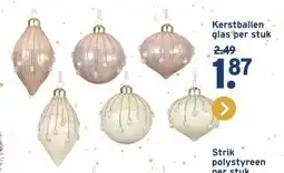 GAMMA Kerstballen glas aanbieding