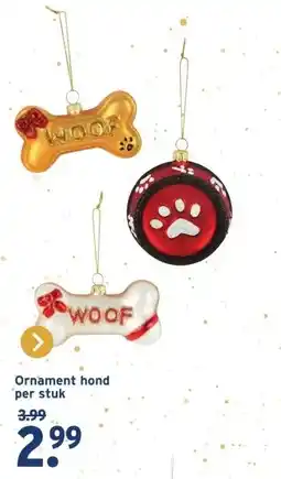 GAMMA Ornament hond aanbieding