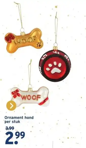 GAMMA Ornament hond aanbieding