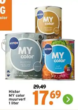 GAMMA Histor MY color muurverf aanbieding