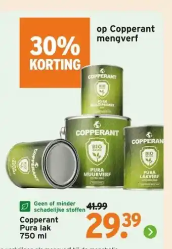 GAMMA Copperant Pura lak aanbieding