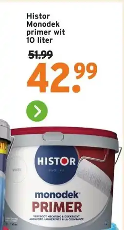 GAMMA Histor Monodek primer wit aanbieding