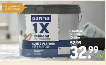 GAMMA GAMMA1x dekkend aanbieding