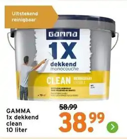 GAMMA GAMMA 1x dekkend clean aanbieding