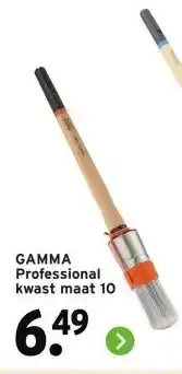 GAMMA GAMMA Professional kwast maat 10 aanbieding