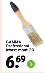 GAMMA GAMMA Professional kwast maat 30 aanbieding