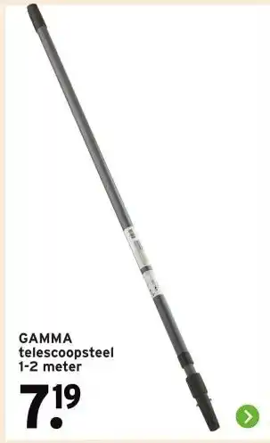 GAMMA GAMMA telescoopsteel aanbieding