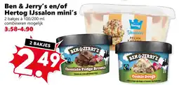 Coop Ben & Jerry's en/of Hertog IJssalon mini's aanbieding